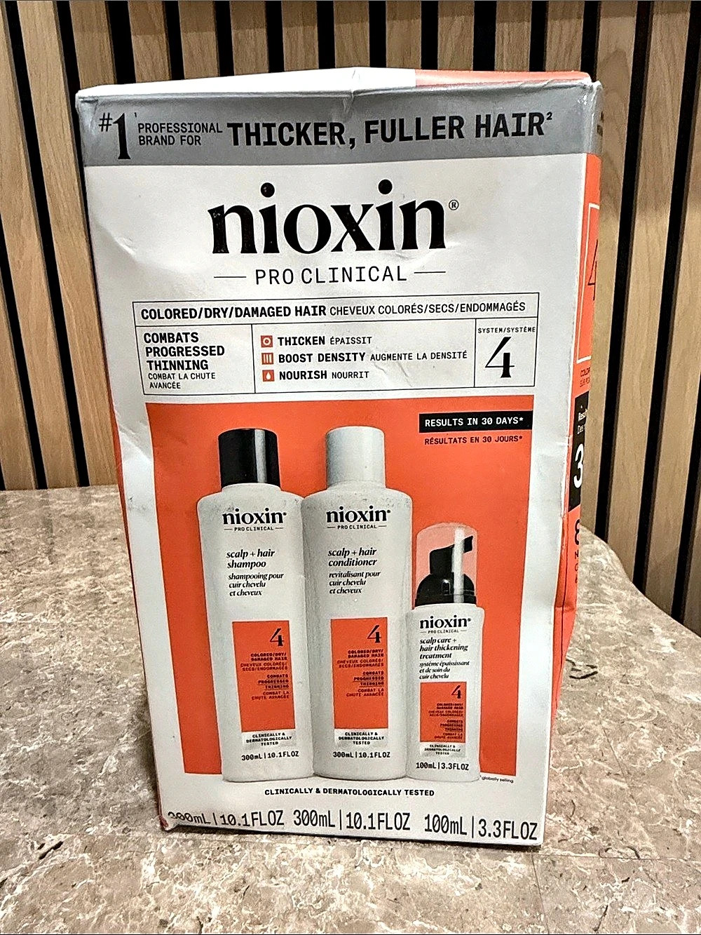 Nioxin System 4 Hair Care Kit Used once